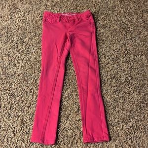 Pink Justice jeans super stretchy size &